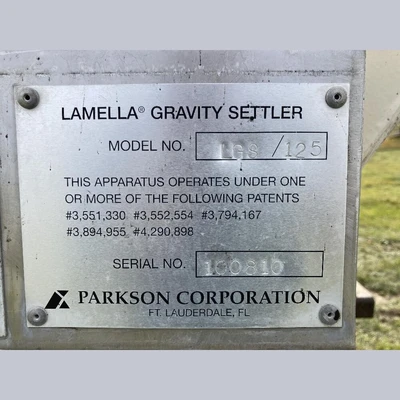 USED PARKSON LAMELLA LGS 125
