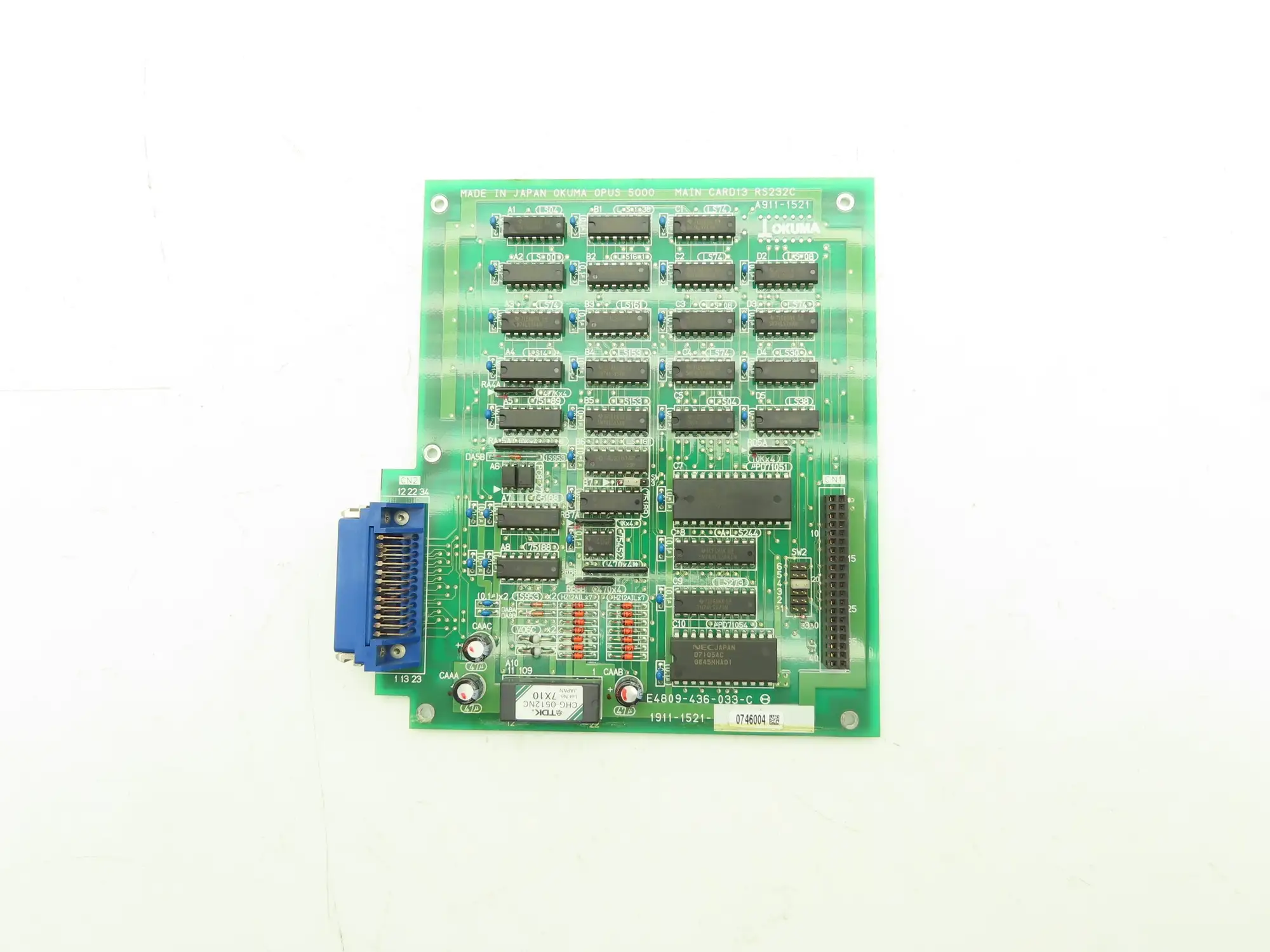 Okuma E4809-436-033-C Opus 5000 Printed Circuit Board Main Card 13 PCB Lot of 2