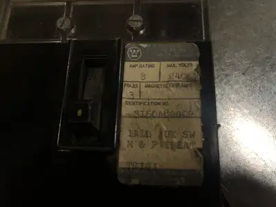 USED WESTINGHOUSE 3150A80G02