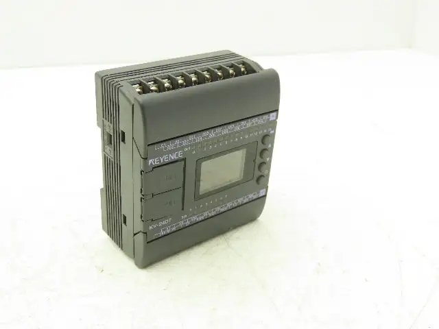 Keyence KV-24DT PLC 24-Point Programmable Controller Module