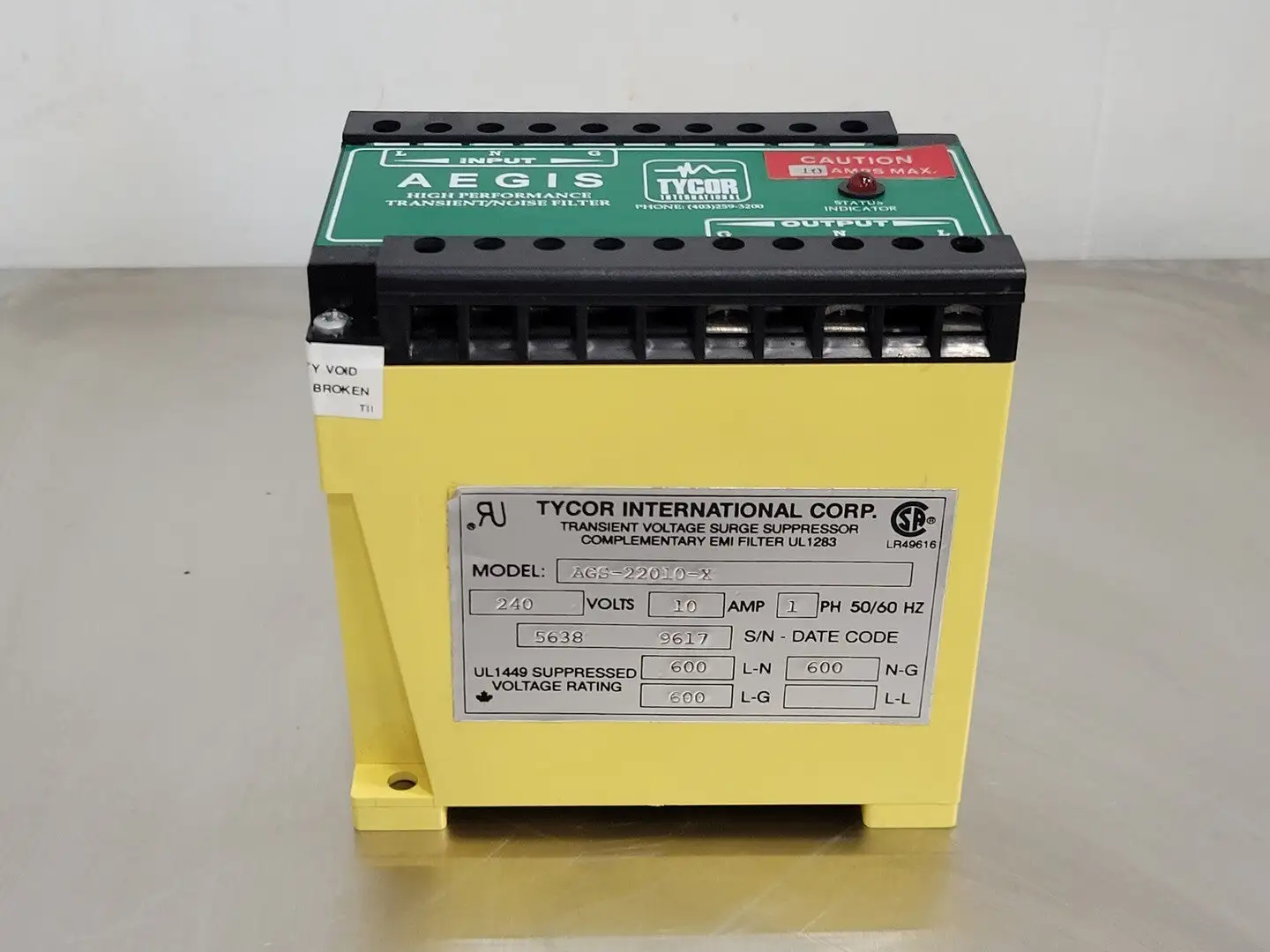 USED TYCOR AGS-22010-X