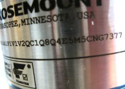 NEW Rosemount 3051 CFP DF010W1S0630D52AA1P1V1V2QC1Q8Q4E5M5CNG7377