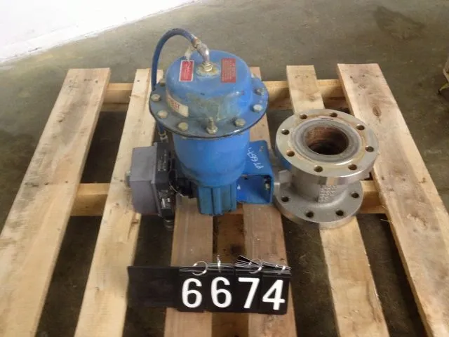 Neles Jamesbury  4"-150 V-Ball Control Valve
