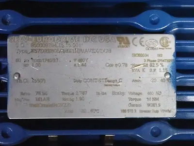 USED SEWEURODRIVE K57DRE80M4BE1HR/AVSX/DUB