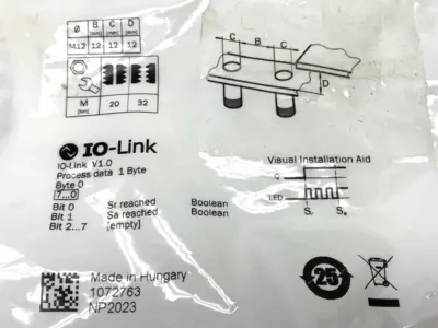 New | in-Stock SICK Inductive Proximity Sensor M12 4mm Sensing Range 1072763 Proximity Sensors Michigan US | Maverick Industrial Sales #1389565
