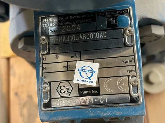 Used Sterling Sihi _UNKNOWN_ Pumps Minnesota US | Peak Machinery, Inc. #285593