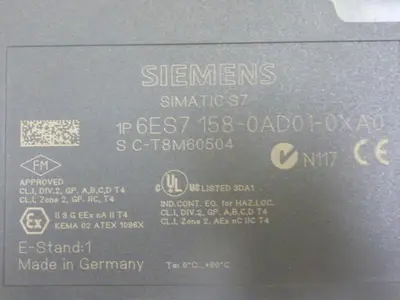 USED SIEMENS 6ES7 158-0AD01-0XA0