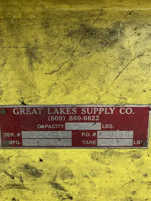 7,000 LB LIFTING BEAM. STOCK # 1164223.