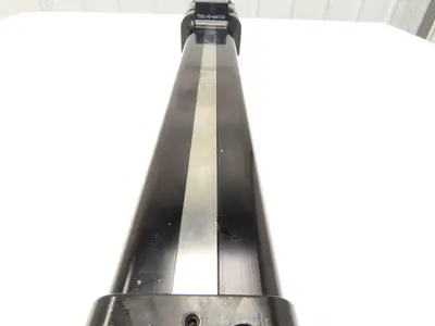 TOL-O-MATIC Rodless Pneumatic Band Cylinder 2" Bore 18.25" Stroke 100 PSI