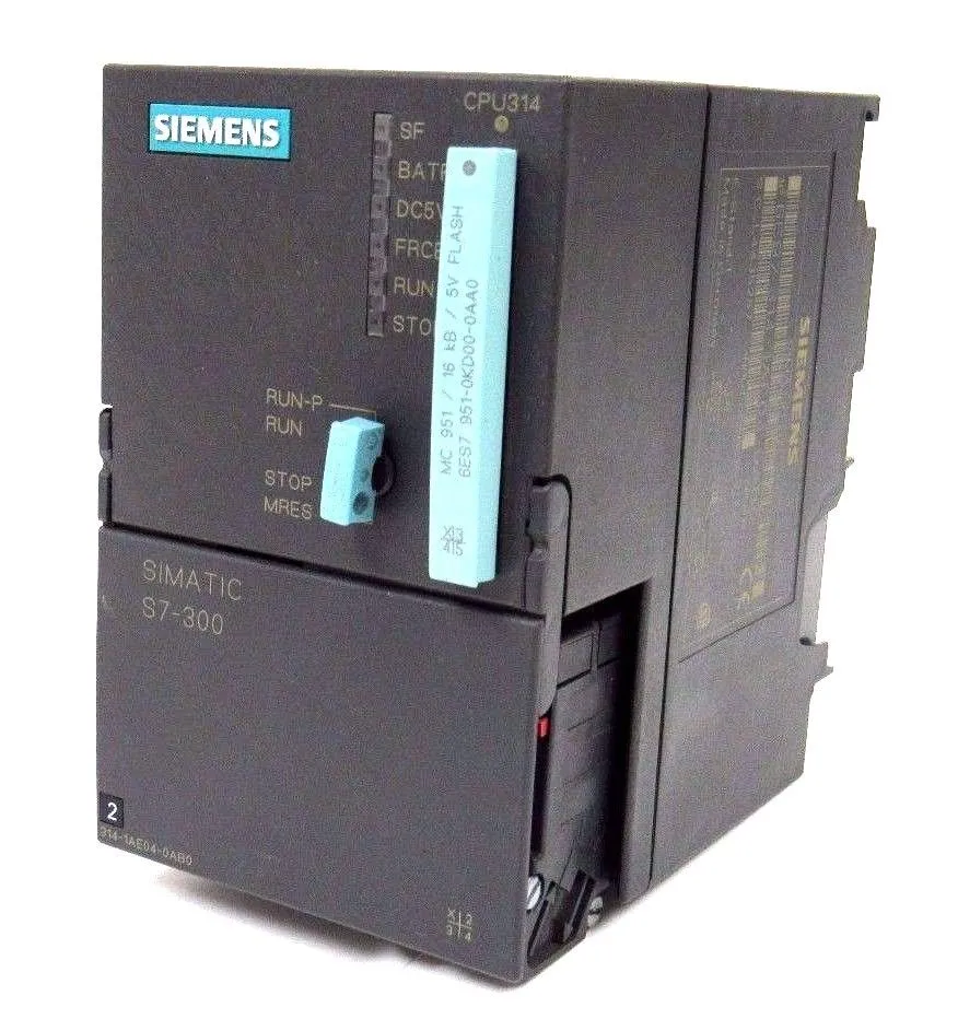 USED SIEMENS 6ES7314-1AE04-0AB0 CONTROLLER S7-300 6ES73141AE040AB0