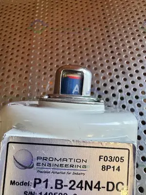 Used PROMATION P1.B-24N4-DC PRECISION ACTUATION VALVE W/ 3- WAY 3.4" VALVE Valves/Fittings California US | Equipment Lab #1418445