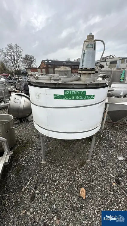 Used N/A 275 Gal Stainless Steel Mix Tank, 304 S/S Stainless Steel Tanks Ohio US | Federal Equipment Company #129295