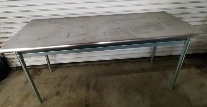 STAINLESS STEEL WORKBENCH 72  X 30