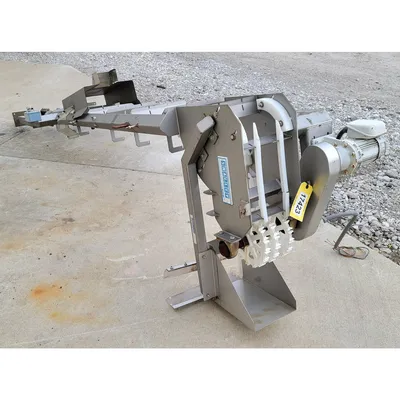 Used Smalley 11'-3" DG Vertical Bucket Lift Plastic Conveyor [PARTS]