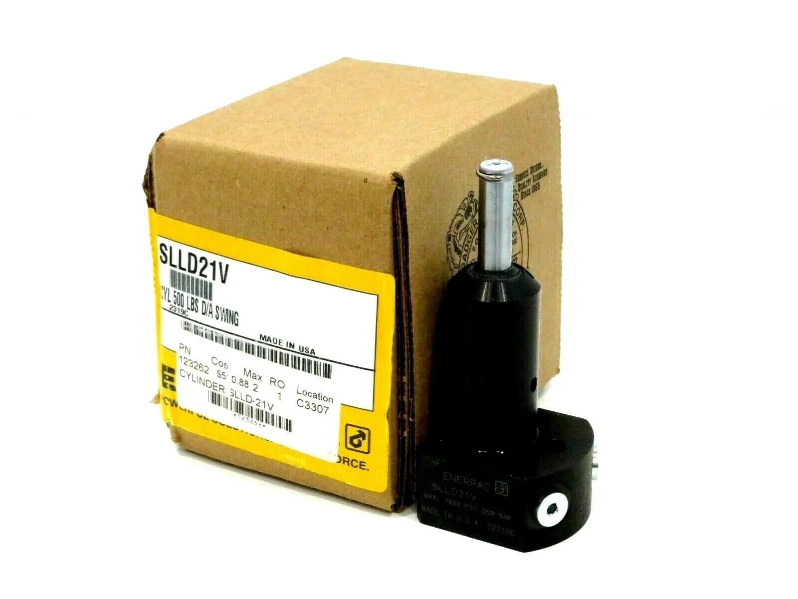 NEW ENERPAC SLLD-21V CYLINDER 500LBS D/A SWING SLLD21V