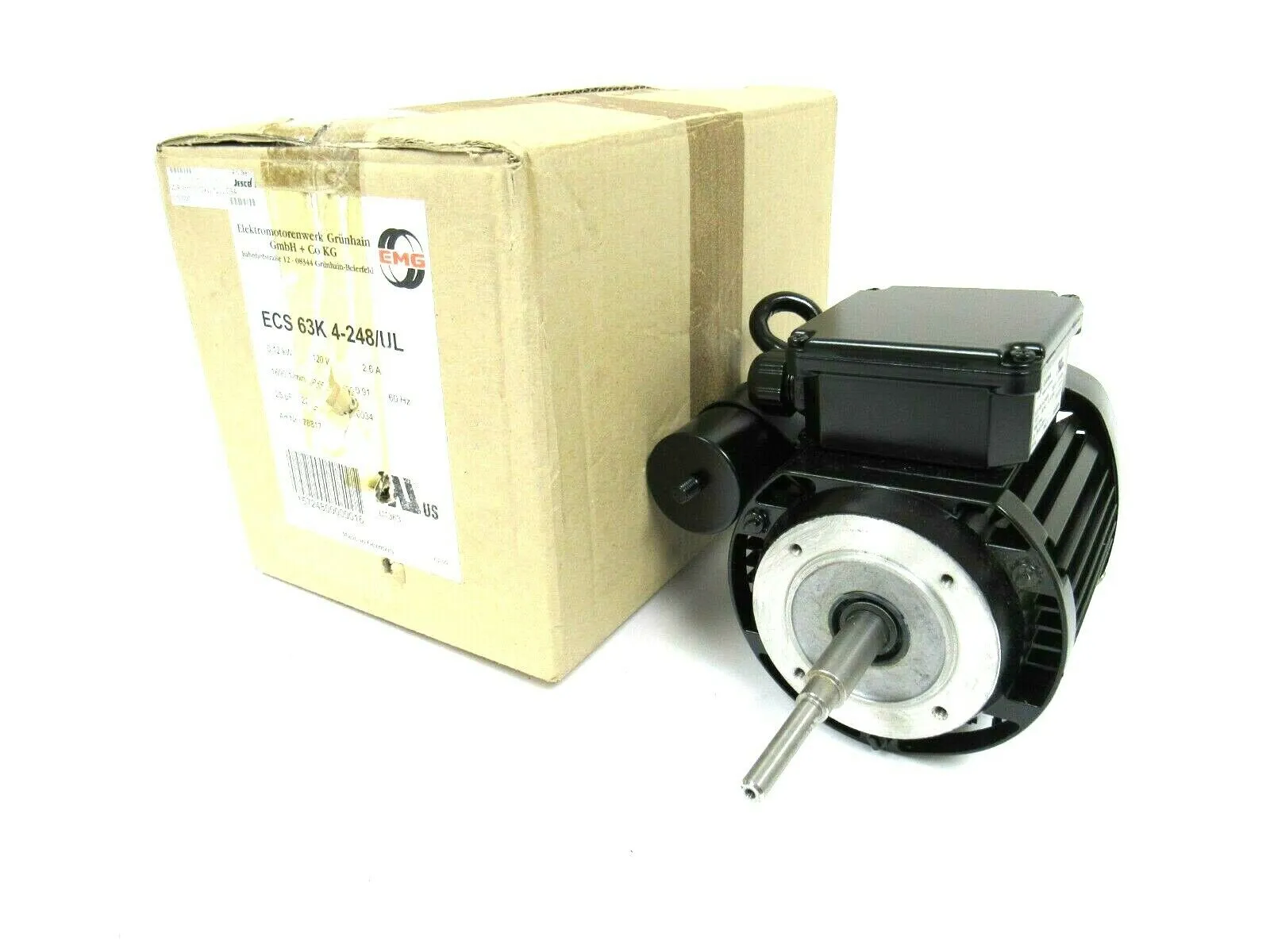 NEW ELEKTROMOTORENWERK ECS63K4-248/UL MOTOR 120V 78817 ECS63K4248UL