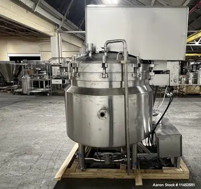 Used 160 Gallon Feldmeier Reactor, 316L stainless steel construction