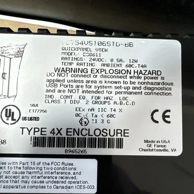 USED GE Fanuc IC754VSI06STD-BB