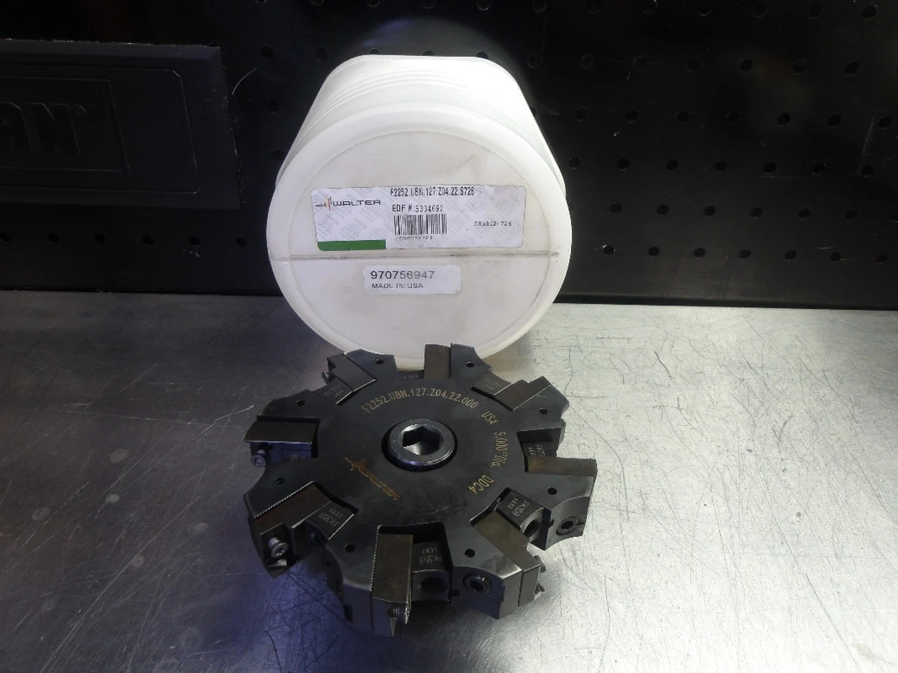 Walter 5" Indexable Slot Milling Cutter F2252.UBN.127.Z04.22.S726 (LOC1334A)