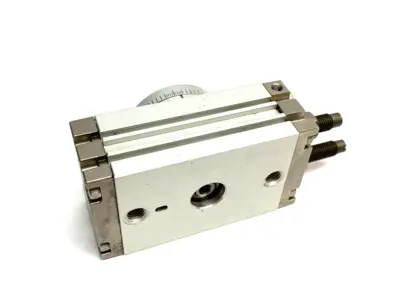 USED SMC ROTARY TABLE ACTUATOR DOUBLE-ACTING 10MM, 0-190 DEGREE