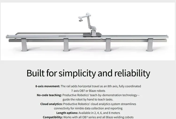 Used PRODUCTIVE ROBOTICS Linear Rail Robots Ohio US | T.R. Wigglesworth Machinery Co. #1405024