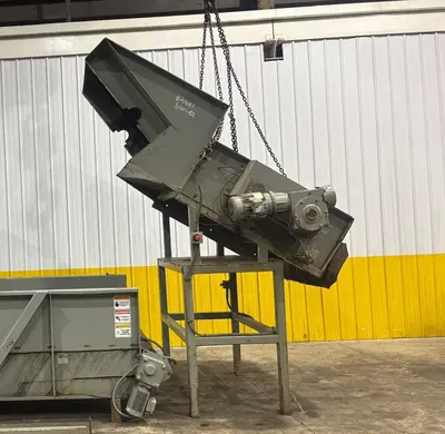 60" WIDE MARATHON MODEL #PERFORATOR FOR PLASTIC BOTTLES & ALUMINUM CANS : STOCK #21935
