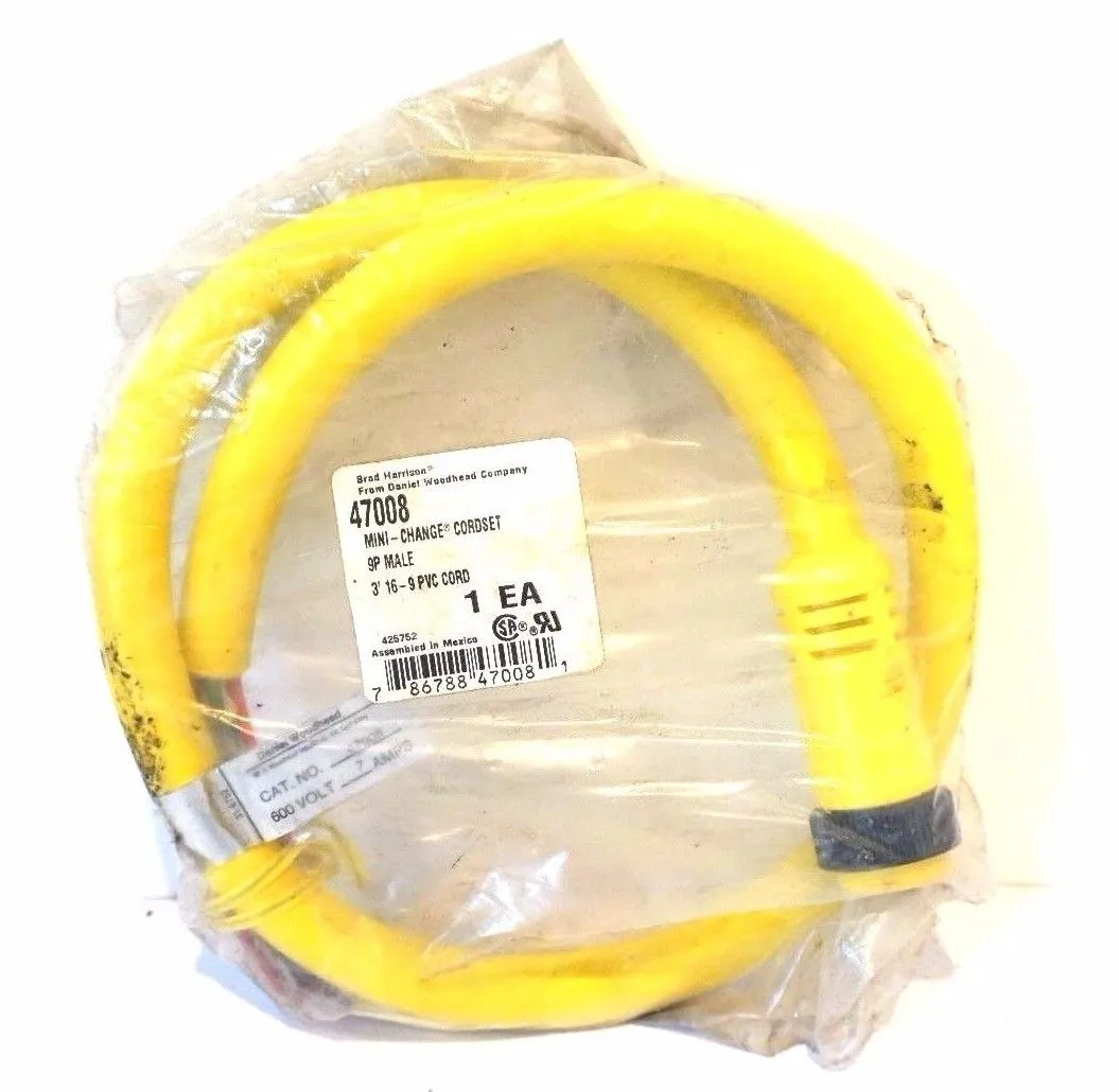 NEW BRAD HARRISON 47008 MINI CHANGE CORDSET