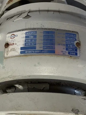 VALVITALIA 3” Ball Valve DN80 NPS Class 150 Steel Manual 285 psi