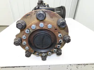 Hyster E80XN Forklift Front Dual Wheel Drive Axle Assembly 8-Lug Off E80XN