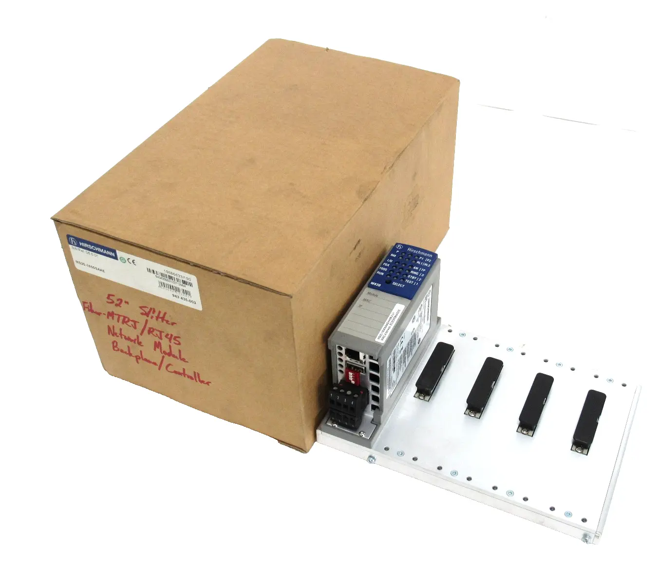 NEW HIRSCHMANN MS20-1600SAAE ETHERNET SWITCH BACKPLANE MS201600SAAE