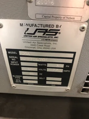 2008 UNITED AIR SPECIALISTS INC SCA Dust Collectors | Mohawk Machinery (6)