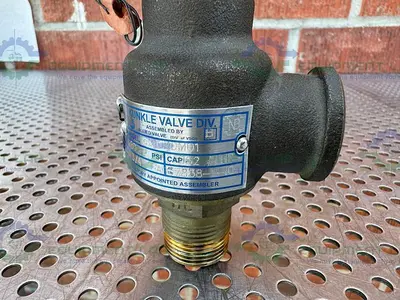 USED KUNKLE VALVE 6010DDM01 SAFETY RELIEF VALVE 3/4" , 180 PSIG