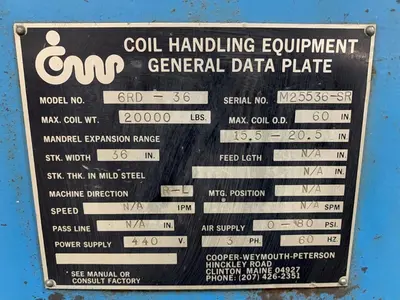 CWP 6RD-36 Centering Reels | PressTrader Limited (2)
