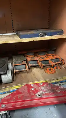 Rigging Various Machine Skates Material Handling | Global Machine Brokers, LLC (2)