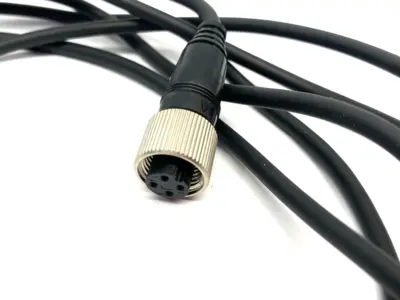 USED KEYENCE SENSOR-TO-CONTROLLER CABLE FOR 4-PIN M12 CONNECTOR TYPE
