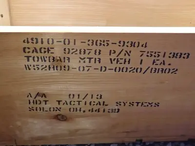 Used HDT TACTICAL SYSTEMS INC 4910013659304 Material Handling (misc) Ohio US | HGR 24 #927761