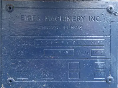 USED EIGER MACHINERY 20L EXP SSE