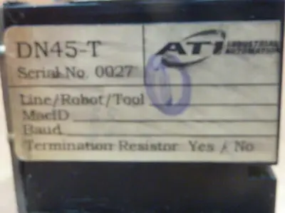 USED ATI INDUSTRIAL AUTOMATION DN45-T