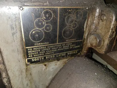 1955 SOUTH BEND LATHE CL 1BT Manual Lathes | MD Equipment Services LLC (12)
