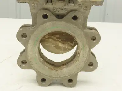 Tyco Rovalve S17D04-MH-X 4" Stainless Knife Gate Valve Rising Stem 150 PSI
