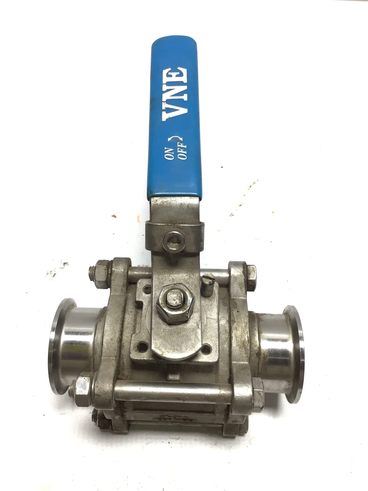 VNE 2″ 316 Stainless Sanitary Tri-clamp Ball Valve NPT