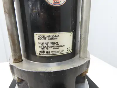 Ingersoll Rand ARO 67120-P43 Pneumatic Extrusion Pump Air Motor Only
