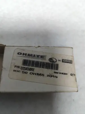 New | in-Stock OHMITE D25K50RE Miscellaneous Equipment (Electrical & Power) Ohio US | Surplus Asset Holdings #1239446
