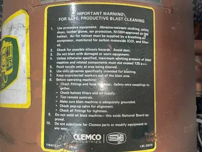 Used ZERO 220 CABINET Blast Cleaning Ohio US | HGR 24 #1549617