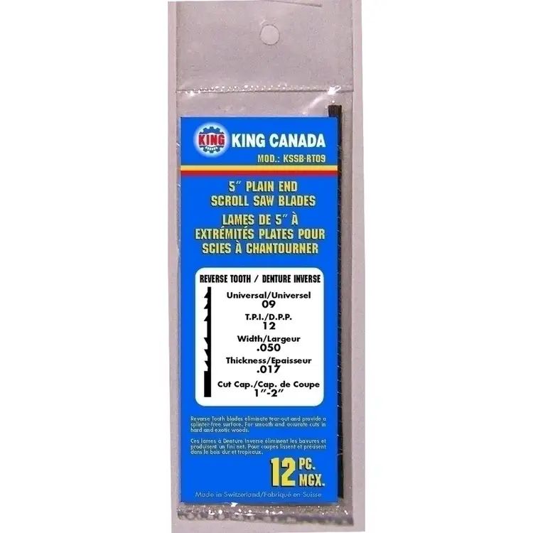New | in-Stock KING CANADA KSSB-RT09 Woodworking Saws British Columbia CA | Lenmark #272168