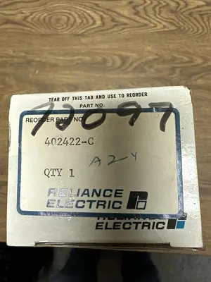 Used RELIANCE ELECTRIC 402422-C Miscellaneous Equipment (Electrical & Power) | Surplus Asset Holdings #1195415