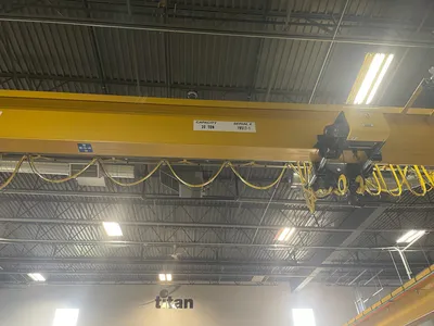Used CRANE SPACEMASTER SX 20 TON CAPACITY (TOTAL) BRIDGE CRANE WITH RAILS AND SUPPORTS. Bridge & Overhead Cranes Wisconsin US | Miedema Asset Management Group #1390056
