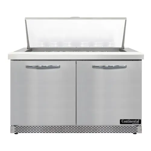 Continental D48N18M-FB 48" Designer Line Sandwich/salad Prep Table W/ Refrigerated Base, 115v