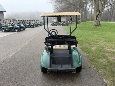 (1) 2015 E-Z-Go golf cart with a Kawasaki gas engine, includes Club Clear club and ball washer, does...
