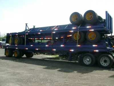 Used FONTAINE FLATBED WITH CHASSIS Flatbed Trailers Florida US | USA Transequipment #1542497